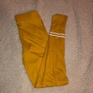 Yellow leggings